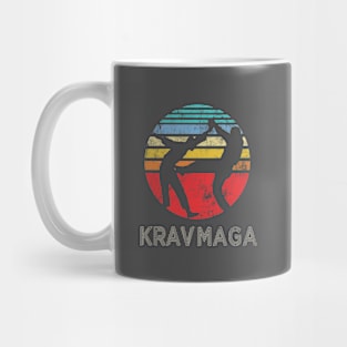 Krav Maga Vintage Retro Distressed Style Gift Mug